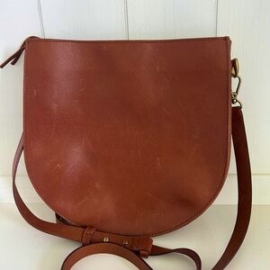 Madewell Crossbody Bag in English Saddle